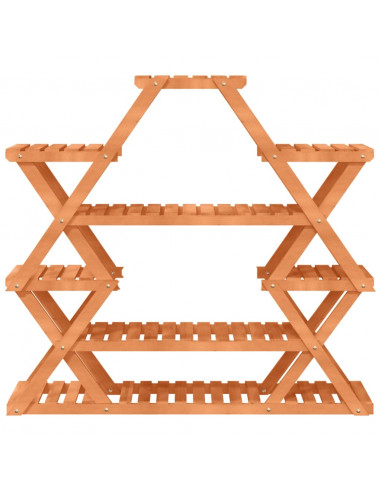 Portafiori 110x25x105 cm in Legno Massello di Abete