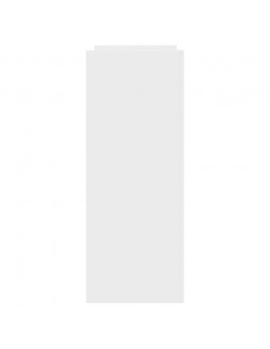 Tavolino Consolle Bianco 100x35x90 cm in Legno Multistrato