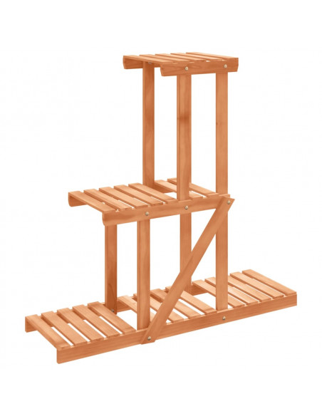 Portafiori 81x25x75,5 cm in Legno Massello di Abete
