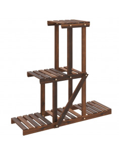 Portafiori 81x25x75,5 cm in Legno Massello di Abete 2