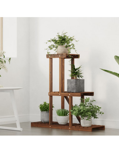 Portafiori 81x25x75,5 cm in Legno Massello di Abete