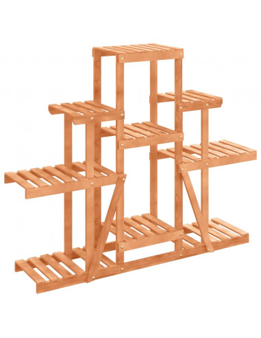 Portafiori 110x25x96 cm in Legno Massello di Abete