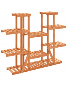 Portafiori 110x25x110,5 cm in Legno Massello di Abete 2