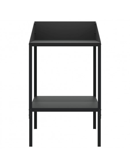 Supporto per Piante Antracite 56,5x54,5x100 cm Acciaio Zincato