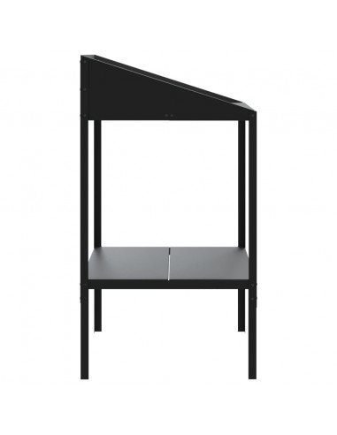 Supporto per Piante Antracite 56,5x54,5x100 cm Acciaio Zincato