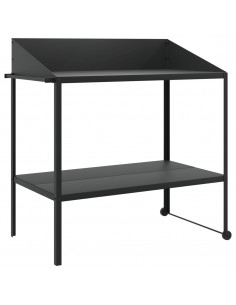 Supporto per Piante Antracite 100x54,5x100 cm Acciaio Zincato 2