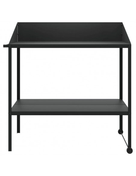 Supporto per Piante Antracite 100x54,5x100 cm Acciaio Zincato