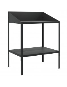 Supporto per Piante Antracite 75,5x54,5x100 cm Acciaio Zincato 2