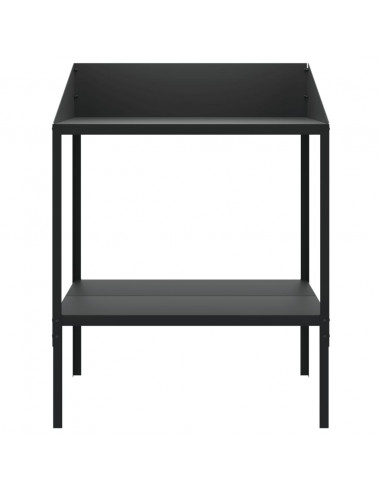 Supporto per Piante Antracite 75,5x54,5x100 cm Acciaio Zincato