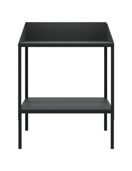 Supporto per Piante Antracite 75,5x54,5x100 cm Acciaio Zincato