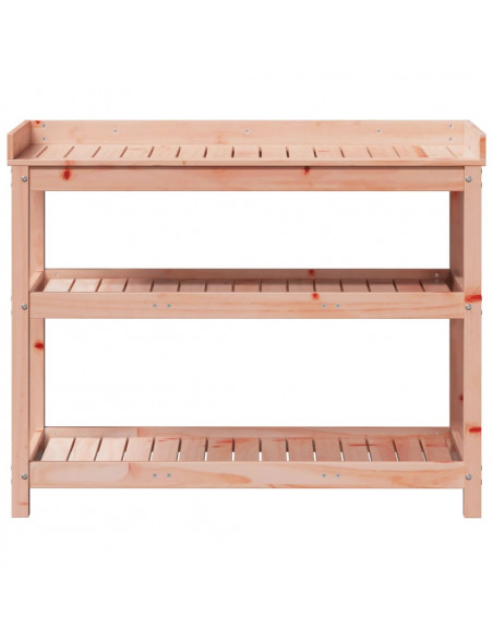 Tavolo Invaso con Ripiani 108x45x86,5 cm Legno Massello Douglas