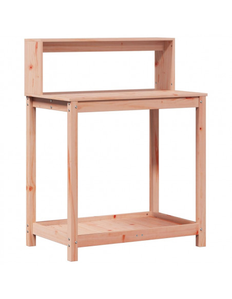 Tavolo Invaso con Ripiani 82,5x50x109,5 cm Massello Douglas