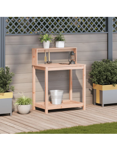 Tavolo Invaso con Ripiani 82,5x50x109,5 cm Massello Douglas