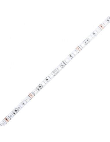 Scrivania con Luci LED Grigio Cemento 160x55x91 cm Multistrato