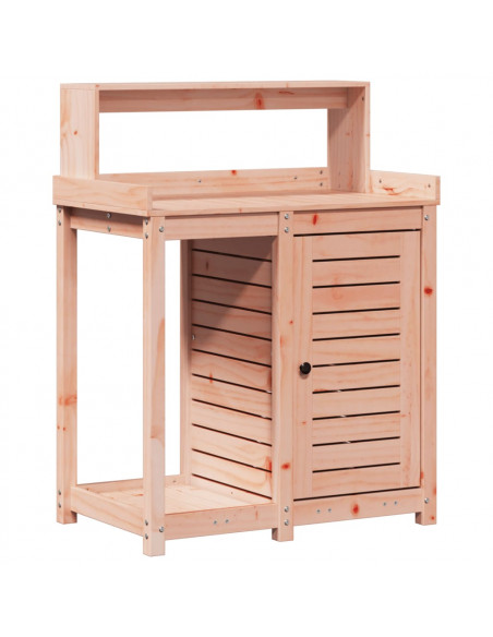 Tavolo Invaso con Ripiani 82,5x50x109,5 cm Massello Douglas