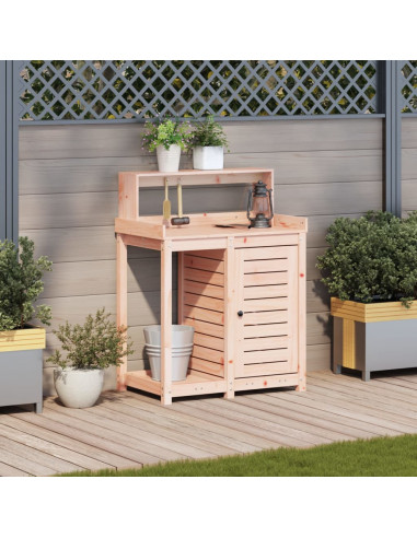 Tavolo Invaso con Ripiani 82,5x50x109,5 cm Massello Douglas