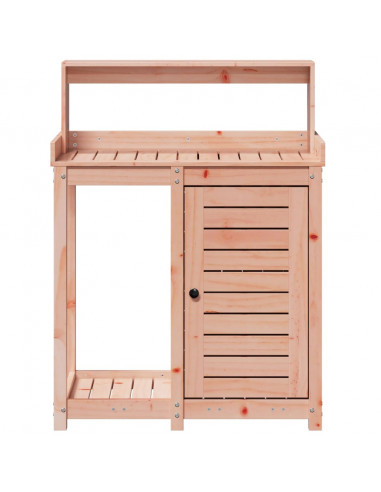 Tavolo Invaso con Ripiani 82,5x50x109,5 cm Massello Douglas