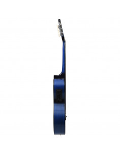 Set Chitarra Western 12 pz con Equalizzatore e 6 Corde Blu
