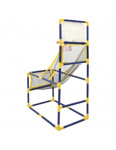 Set Gioco di Basket Arcade con Palla e Pompa 45x86x127 cm