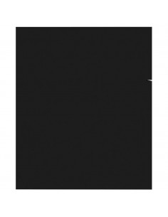 Set Mobili da Bagno 2 pz Nero in Legno Multistrato