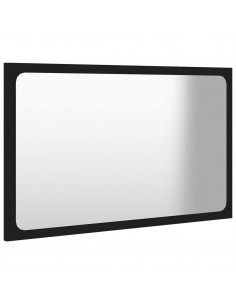 Set Mobili da Bagno Nero in Truciolato