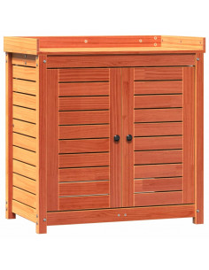 Tavolo Invaso con Ripiani Marrone 82,5x50x86,5 cm Massello Pino 2