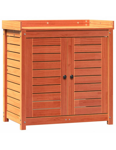 Tavolo Invaso con Ripiani Marrone 82,5x50x86,5 cm Massello Pino