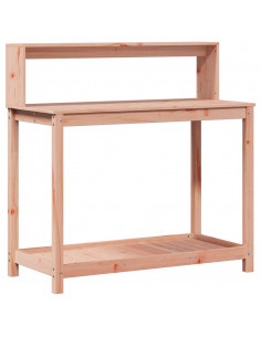 Tavolo Invaso con Ripiani 108x50x109,5cm Legno Massello Douglas 2