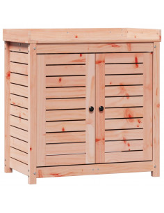 Tavolo Invaso con Ripiani 82,5x50x86,5cm Legno Massello Douglas 2