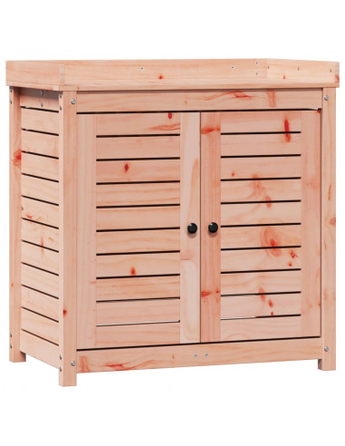 Tavolo Invaso con Ripiani 82,5x50x86,5cm Legno Massello Douglas