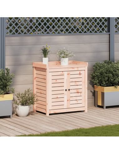 Tavolo Invaso con Ripiani 82,5x50x86,5cm Legno Massello Douglas