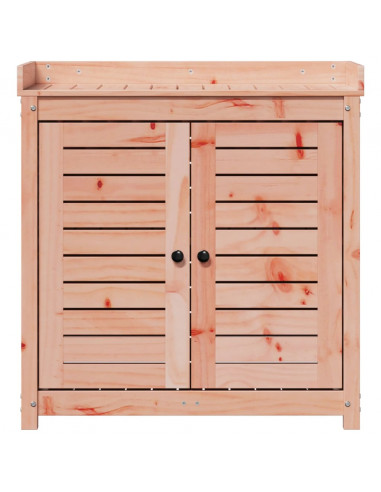 Tavolo Invaso con Ripiani 82,5x50x86,5cm Legno Massello Douglas