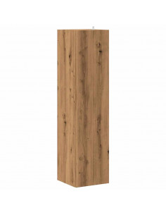 Scaffale Angolare Rovere Artigianale 33x33x132 cm in Truciolato