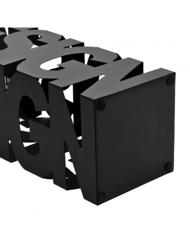 Porta Ombrelli Design in Acciaio Nero