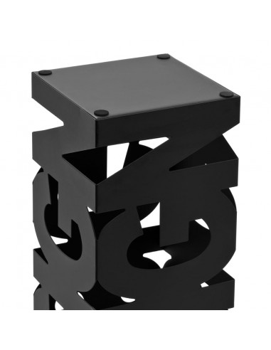 Porta Ombrelli Design in Acciaio Nero