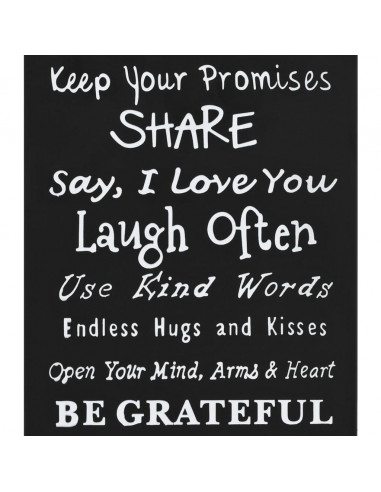 Porta Ombrelli con Scritte in Acciaio Nero