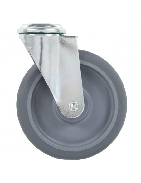 Ruote Girevoli con Foro per Bullone 12 pz 125 mm