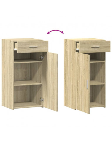 Credenza Rovere Sonoma 45x42,5x93 cm in Legno Multistrato