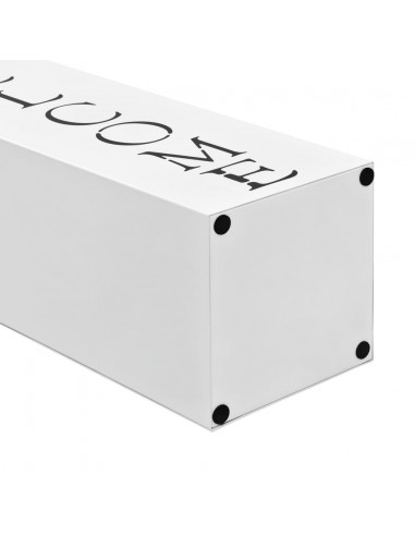 Porta Ombrelli Welcome in Acciaio Bianco