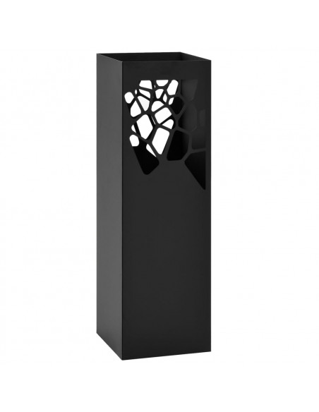 Porta Ombrelli Stile Pietre in Acciaio Nero