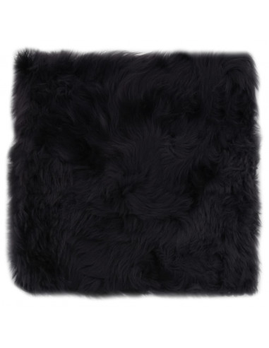 Cuscini Sedie 2pz Grigio Scuro 40x40cm Vera Pelle di Montone