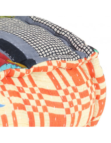 Pouf Modulare in Tessuto Patchwork