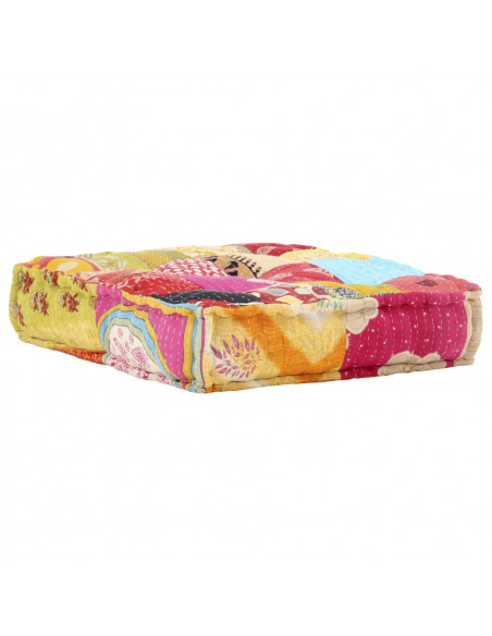 Pouf Modulare in Tessuto Patchwork