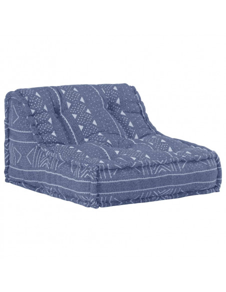 Pouf Modulare Indaco in Tessuto