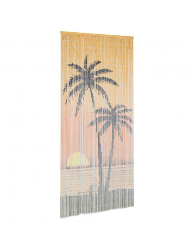 Tenda Antimosche per Porte in Bambù 90x200 cm