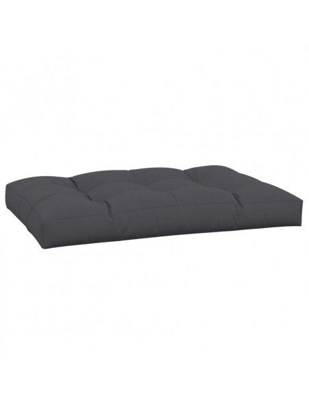 Cuscino per Pallet Antracite 120x80x12 cm in Tessuto
