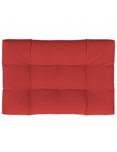 Cuscino per Pallet Rosso 120x80x12 cm in Tessuto 2