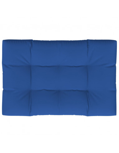 Cuscino per Pallet Blu Reale 120x80x12 cm in Tessuto