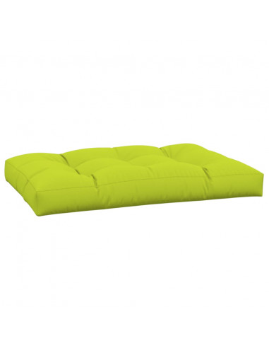 Cuscino per Pallet Verde Brillante 120x80x12 cm in Tessuto