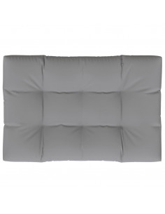 Cuscino per Pallet 120 x 80 x 12 cm Grigio in Tessuto 2